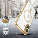 Pouzdro Tech-Protect MagFlex MagSafe pro Apple iPhone 16e – Shiny Gold