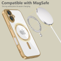 Pouzdro Tech-Protect MagFlex MagSafe pro Apple iPhone 16e – Shiny Gold