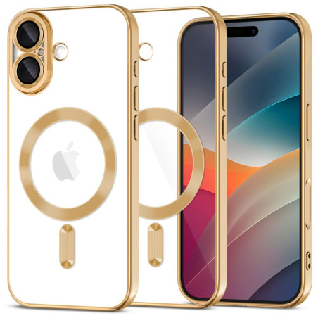 Pouzdro Tech-Protect MagFlex MagSafe pro iPhone 17 – lesklé zlaté