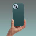 Kryt pro iPhone 15 PLUS - matný tmavě zelený