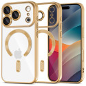 Pouzdro Tech-Protect MagFlex MagSafe pro iPhone 17 Pro – lesklé zlaté
