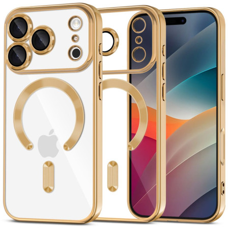 Pouzdro Tech-Protect MagFlex MagSafe pro iPhone 17 Pro – lesklé zlaté