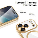 Pouzdro Tech-Protect MagFlex MagSafe pro iPhone 17 Pro – lesklé zlaté