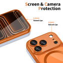 Pouzdro Tech-Protect MagFlex MagSafe pro iPhone 17 Pro Max – Shiny Cosmic Orange