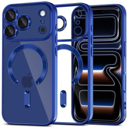 Pouzdro Tech-Protect MagFlex MagSafe pro iPhone 17 Pro Max – Shiny Deep Blue