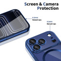 Pouzdro Tech-Protect MagFlex MagSafe pro iPhone 17 Pro Max – Shiny Deep Blue