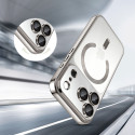 Pouzdro Tech-Protect MagFlex MagSafe pro iPhone 17 Pro Max – Shiny Silver