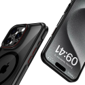 Pouzdro Tech-Protect MagHybrid MagSafe pro Apple iPhone 16 Pro Černá/červená