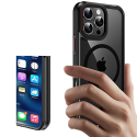 Pouzdro Tech-Protect MagHybrid MagSafe pro Apple iPhone 16 Pro Černá/červená