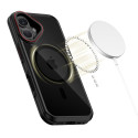 Pouzdro Tech-Protect MagHybrid MagSafe pro iPhone 17 – černo-červené