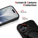 Pouzdro Tech-Protect MagHybrid MagSafe pro iPhone 17 – černo-červené
