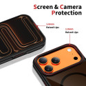 Pouzdro Tech-Protect MagHybrid MagSafe pro iPhone 17 Pro Max – černo-červené