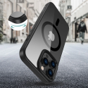 Pouzdro Tech-Protect MagMat MagSafe pro Apple iPhone 16 Pro Max Černá/Průhledná