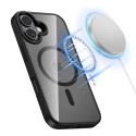 Pouzdro Tech-Protect MagMat MagSafe pro iPhone 17 – černé/průhledné