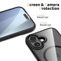 Pouzdro Tech-Protect MagMat MagSafe pro iPhone 17 – černé/průhledné