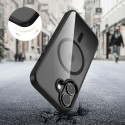 Pouzdro Tech-Protect MagMat MagSafe pro iPhone 17 – černé/průhledné