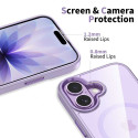 Pouzdro Tech-Protect MagMat MagSafe pro iPhone 17 – Lavender / průhledná