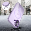 Pouzdro Tech-Protect MagMat MagSafe pro iPhone 17 – Lavender / průhledná