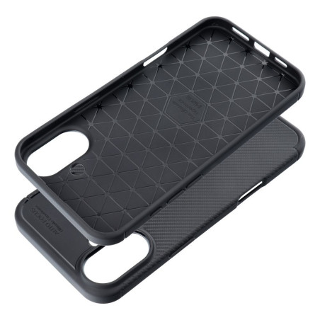 Kryt CARBON PREMIUM pro iPhone 16 PLUS - černý
