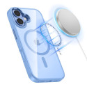 Pouzdro Tech-Protect MagMat MagSafe pro iPhone 17 – Mist Blue / průhledná