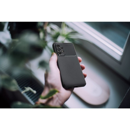 Kryt CARBON PREMIUM pro Samsung A56 5G - carbon black