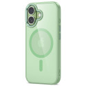 Pouzdro Tech-Protect MagMat MagSafe pro iPhone 17 – Sage / průhledná