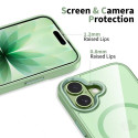 Pouzdro Tech-Protect MagMat MagSafe pro iPhone 17 – Sage / průhledná