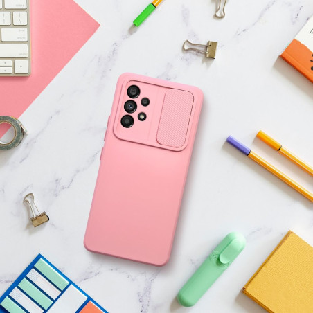 Kryt Slide pro Samsung A35 5G - světle růžový