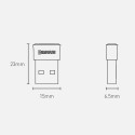 BASEUS BA04 Mini Bluetooth 5.0 adaptér do USB portu počítače, černý