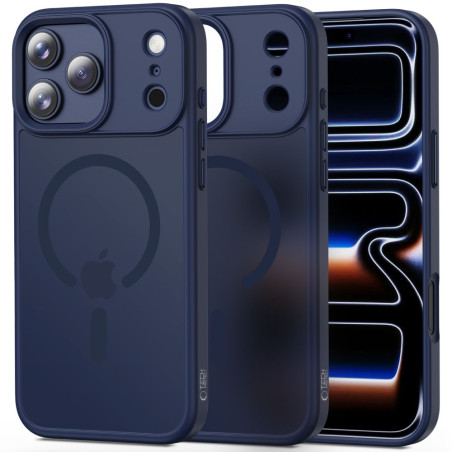 Pouzdro Tech-Protect MagMat MagSafe pro iPhone 17 Pro – Matte Deep Blue