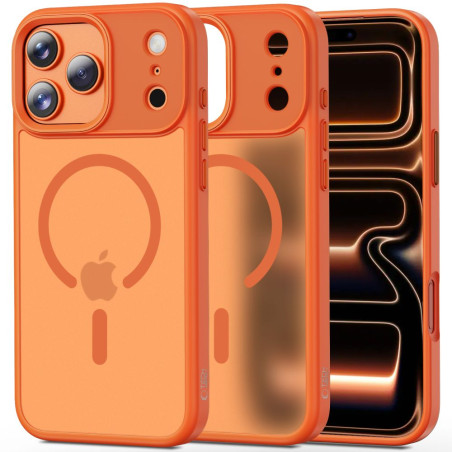Pouzdro Tech-Protect MagMat MagSafe pro iPhone 17 Pro Max – Cosmic Orange