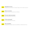 BASEUS BA04 Mini Bluetooth 5.0 adaptér do USB portu počítače, černý
