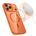 Pouzdro Tech-Protect MagMat MagSafe pro iPhone 17 Pro Max – Cosmic Orange / Clear