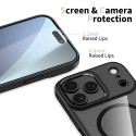 Pouzdro Tech-Protect MagMat MagSafe pro iPhone 17 Pro Max – černé/průhledné