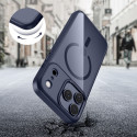 Pouzdro Tech-Protect MagMat MagSafe pro iPhone 17 Pro Max – Deep Blue / průhledná