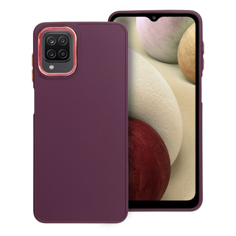 Kryt FRAME pro Samsung A12 / M12 - fialová