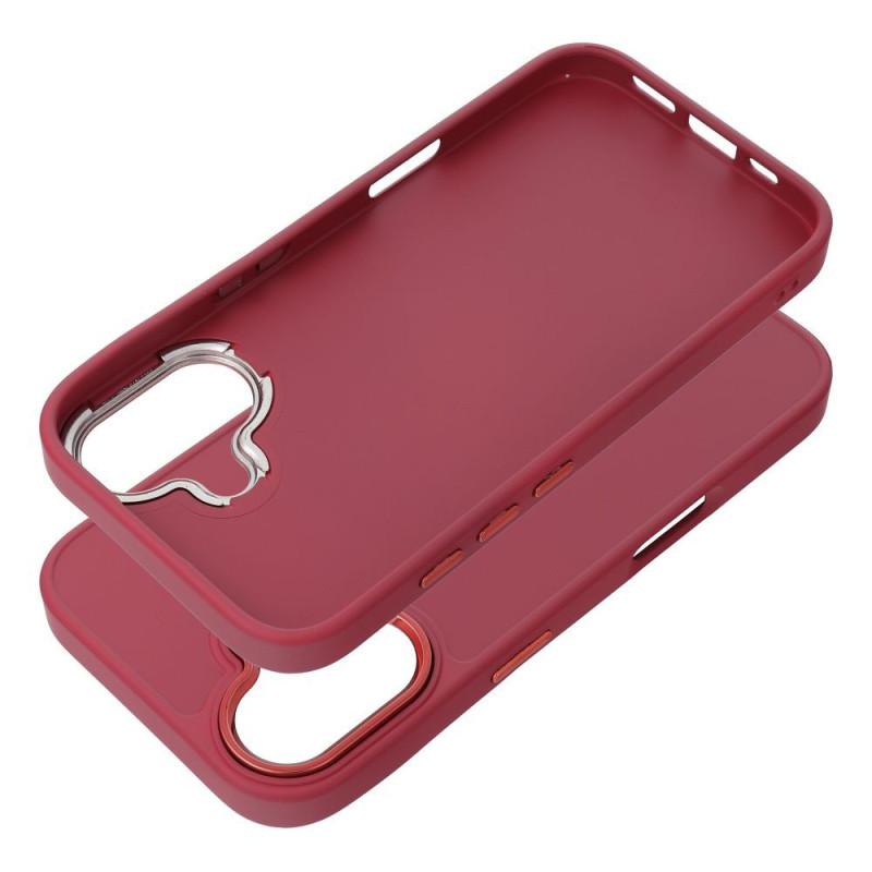 Kryt FRAME pro iPhone 16 - purpurový