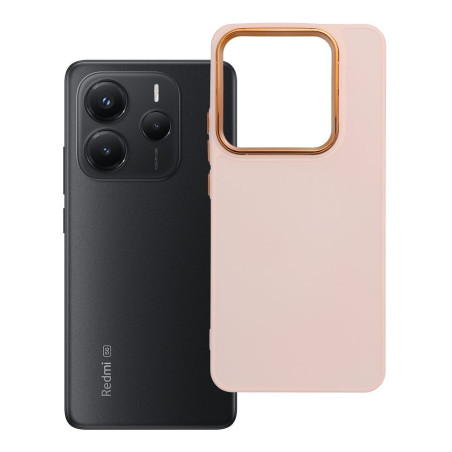 Kryt FRAME pro Redmi Note 14 5G - pudrově růžový