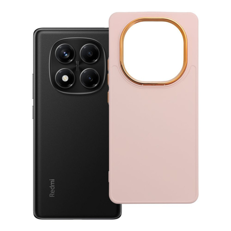 Kryt FRAME pro Xiaomi Redmi Note 14 PRO 4G - pudrově růžový