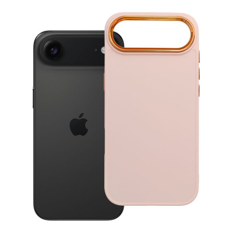 Kryt FRAME pro iPhone 17 - pudrově růžový