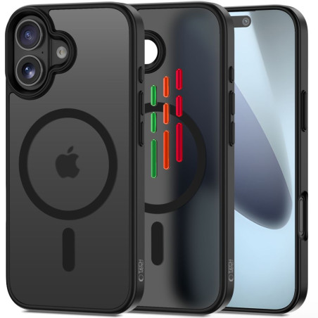 Pouzdro Tech-Protect MagMat XT 4-set MagSafe pro iPhone 17 – matné černé