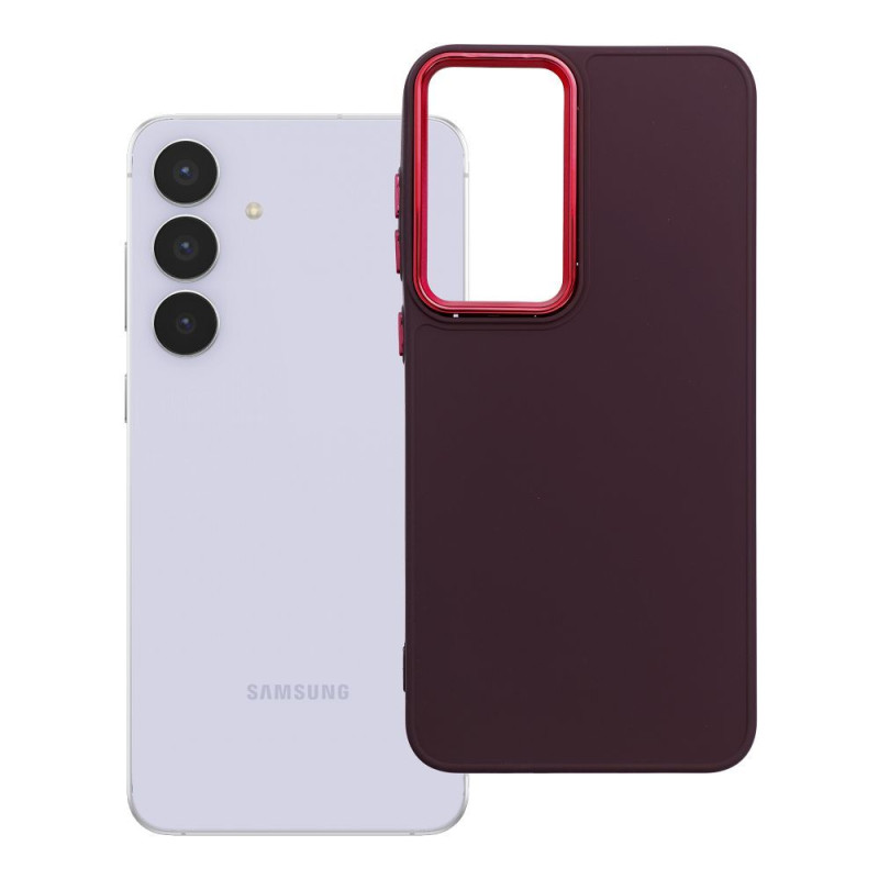 Kryt FRAME pro Samsung S25 FE - fialový
