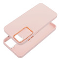 Kryt FRAME pro Samsung S25 FE - pudrově růžový