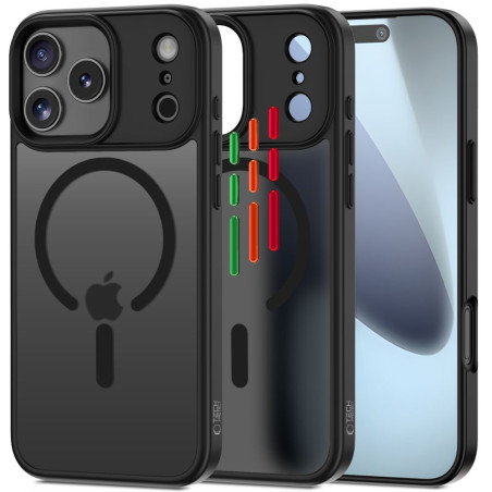 Pouzdro Tech-Protect MagMat XT 4-set MagSafe pro iPhone 17 Pro – matné černé