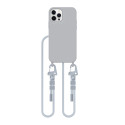 Pouzdro Tech-Protect MagNecklace MagSafe pro iPhone 12 / 12 Pro - šedé