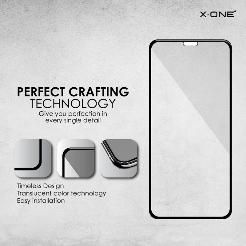 Ochranné sklo X-One X-ONE FULL COVER EXTRA STRONG MATTE pro iPhone 13/13 Pro/14/16e / 17e - matná