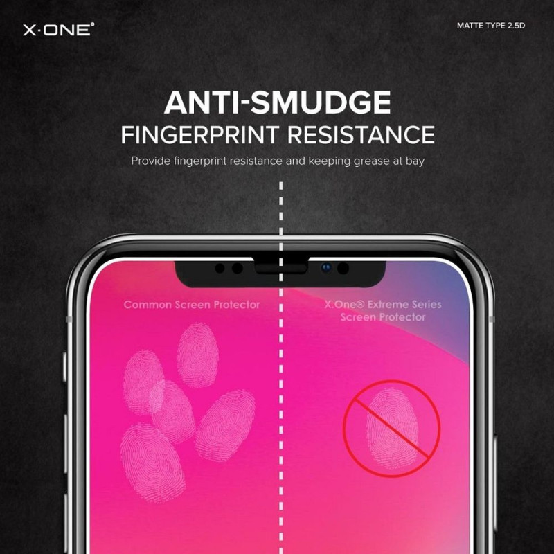 Ochranné sklo X-One X-ONE Full Cover Extra Strong Crystal Clear pro iPhone 15 Plus/16 Plus - černý rámeček
