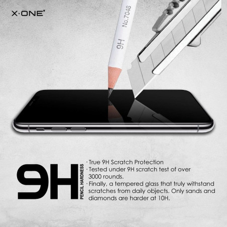 Ochranné sklo X-One FULL COVER MATTE 9H pro iPhone 15/16 Plus