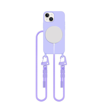 Pouzdro Tech-Protect MagNecklace MagSafe pro iPhone 13 Mini - levandulové