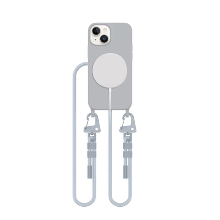 Pouzdro Tech-Protect MagNecklace MagSafe pro iPhone 13 Mini - šedé